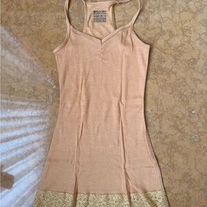 Mossimo Supply Co. Tan Racerback Tank